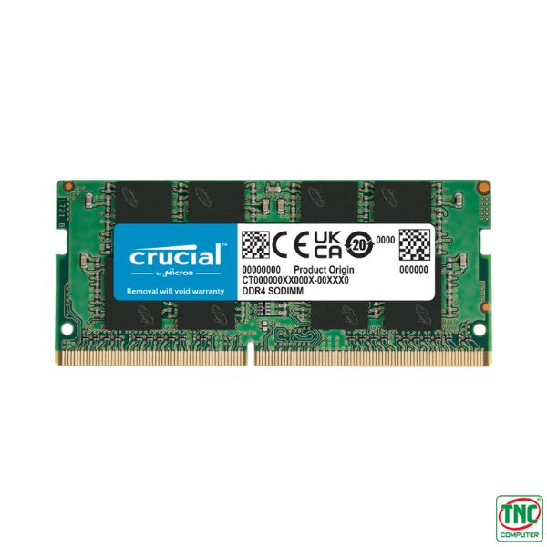 cải thiện tốc độ truyền tải dữ liệu Ram Laptop Crucial 8GB DDR4 Bus 2400Mhz CT8G4SFS824A