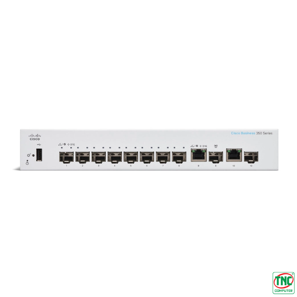 Switch Cisco CBS350-8S-E-2G có chuẩn kết nối đa dạng Switch Cisco CBS350-8S-E-2G có chuẩn kết nối đa dạng