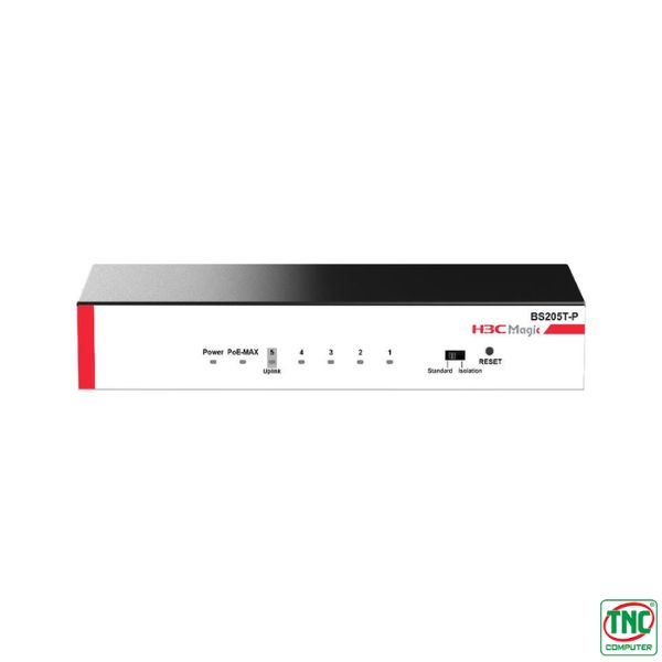 Switch PoE+ H3C Magic BS205T-P được thiết kế đơn giản, hiện đại Switch PoE+ H3C Magic BS205T-P được thiết kế đơn giản, hiện đại