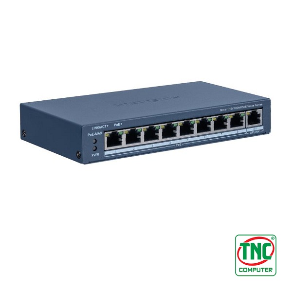 Switch PoE HIKVISION DS-3E1309P-EI/M (8 x 10/100 Mbps, 1 x 1 Gbps/ PoE) Switch PoE HIKVISION DS-3E1309P-EI/M (8 x 10/100 Mbps, 1 x 1 Gbps/ PoE)
