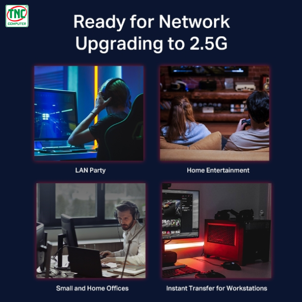 Switch TP-Link TL-SG105-M2 sở hữu hiệu năng tối ưu Switch TP-Link TL-SG105-M2 sở hữu hiệu năng tối ưu