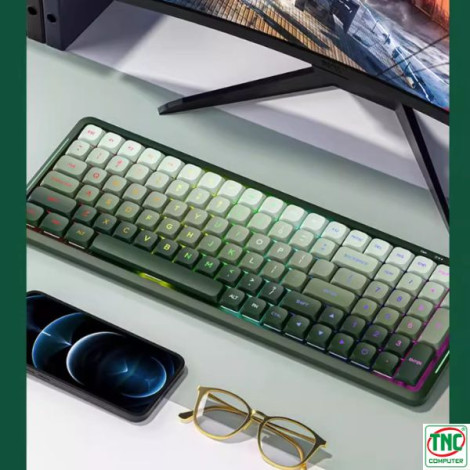 Bàn phím cơ Gaming không dây Newmen DualMode MAMA SK01 Ngọc lục bảo N-box Switch