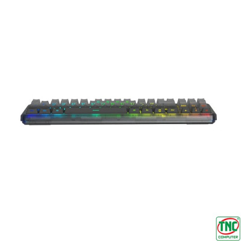 Bàn phím Gaming cơ không dây AULA F87 PRO Black Grey Wood V4 Switch