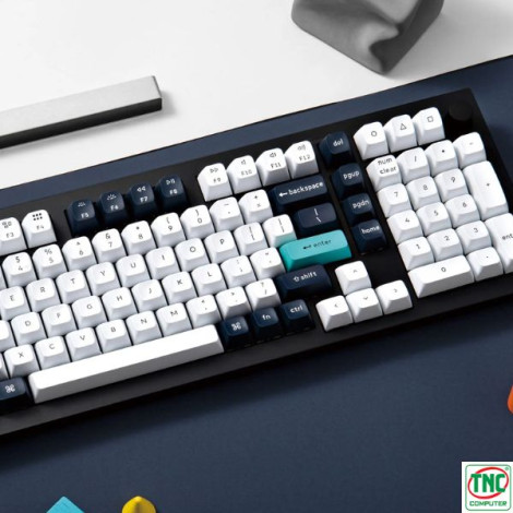 Bàn phím Gaming không dây Keychron Q5M-M3 Q5 Max Swappable RGB Backlight Brown Switch Knob Version Carbon Black