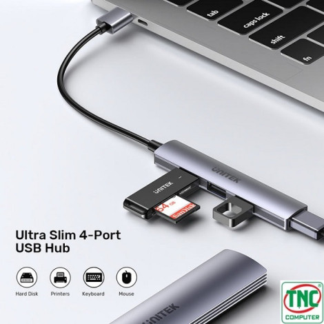 Bộ chuyển đổi USB 3.0 đa năng 4 trong 1 Unitek H1208A