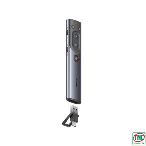 Bút Trình Chiếu Thông Minh Baseus Orange Dot  AI Wireless (WKCD020013) - Dùng được cho màn hình TV