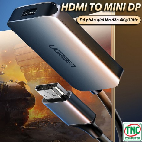 Cáp chuyển đổi HDMI to Mini Displayport Hỗ Trợ 4K Ugreen 60352