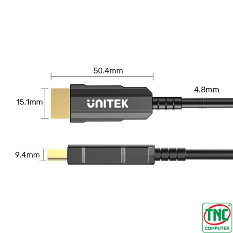 Cáp HDMI 2.0 dài 25m độ phân giải 4K@60Hz Unitek C11072BK-25M