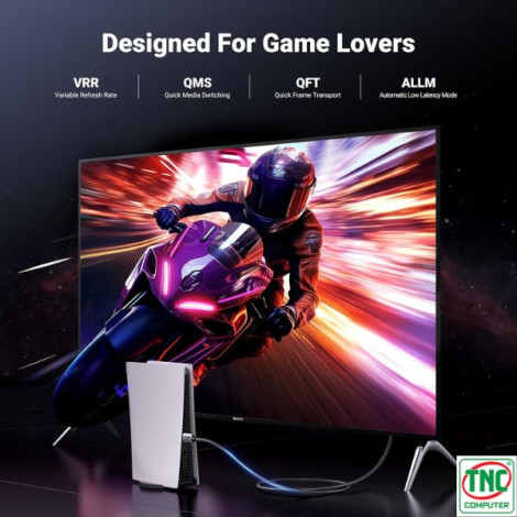 Cáp HDMI 2.1 dài 1m tốc độ 48Gbps Ugreen 25908