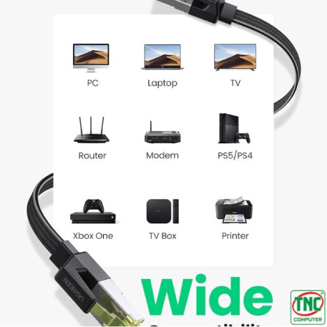 Cáp mạng CAT7 bấm sẵn dài 20m tốc độ 10Gbps Ugreen 40167