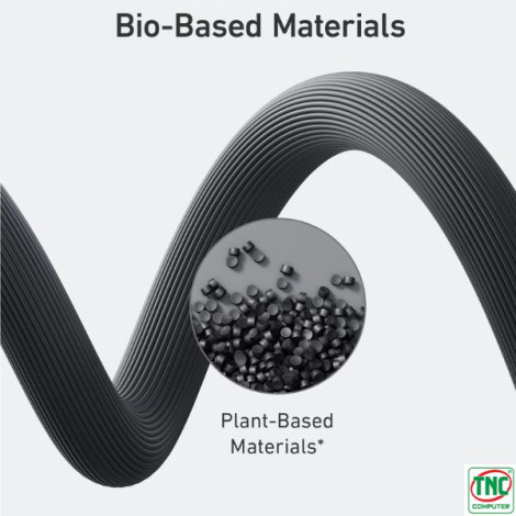 Cáp sạc Anker 544 Type-C sang Type-C dài 0.9m TPE Bio-Based màu đen (black) B2B_A80F1H11