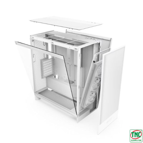 Case NZXT H7 Flow RGB All White 2024 (CM-H72FW-R1)