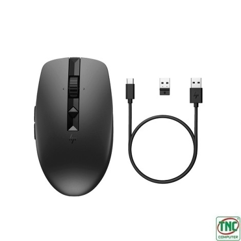 Chuột Bluetooth HP 710 Rechargeable Silent 6E6F2AA màu Đen