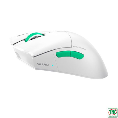Chuột Gaming Machenike L8 Max Tri-mode 4K Nearlink White (Kèm theo dock sạc RGB)