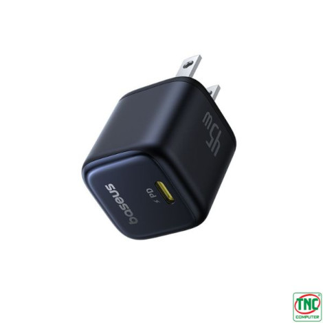 Cốc sạc nhanh 1 cổng Type-C OS-Baseus PicoGo GaN 1C 45W US Cosmic Black LVJ068-TC-UK