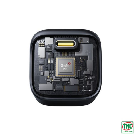 Cốc sạc nhanh 1 cổng Type-C OS-Baseus PicoGo GaN 1C 45W US Cosmic Black LVJ068-TC-UK