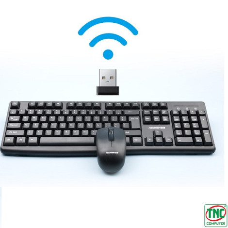 Combo Bàn phím + Chuột văn phòng không dây Newmen K106 màu Đen