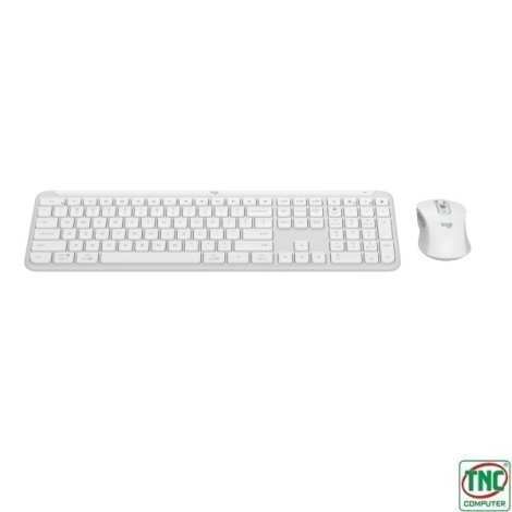 Combo Bàn phím và Chuột không dây Logitech Signature Slim MK950 màu Trắng