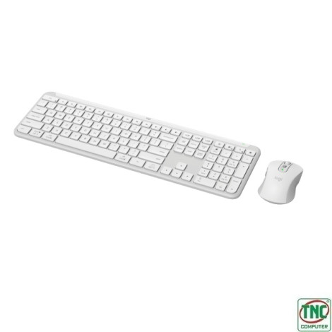 Combo Bàn phím và Chuột không dây Logitech Signature Slim MK950 màu Trắng