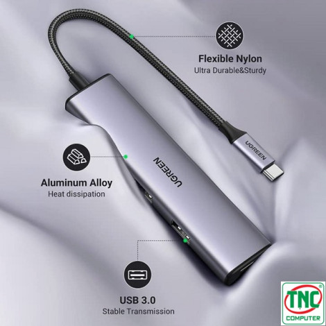 Hub đa năng USB Type-C sang 4 cổng USB 3.0 Ugreen 20841