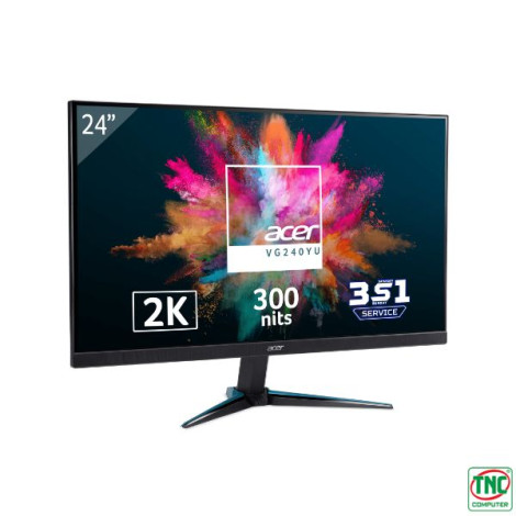 Màn hình LCD Acer VG240YU (23.8 inch/ 2560 x 1440/ 300 nits/ 1ms/ 75Hz)