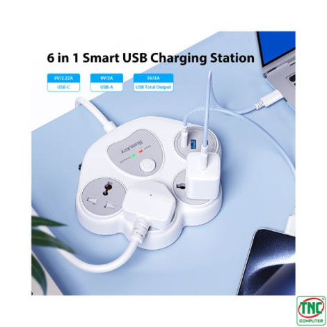 Ổ cắm điện đa năng Huntkey SZN307C