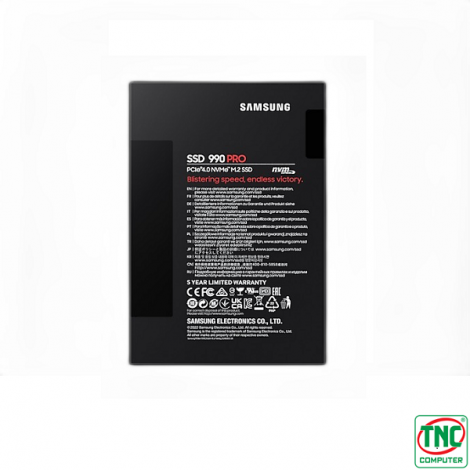 Ổ cứng SSD gắn trong 4TB Samsung 990 PRO NVMe M.2 PCIe Gen 4.0 x4 MZ-V9P4T0BW