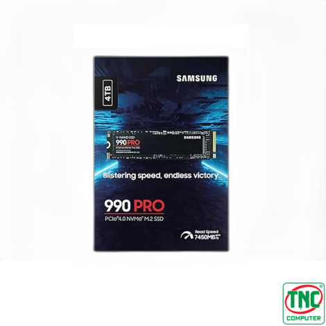 Ổ cứng SSD gắn trong 4TB Samsung 990 PRO NVMe M.2 PCIe Gen 4.0 x4 MZ-V9P4T0BW