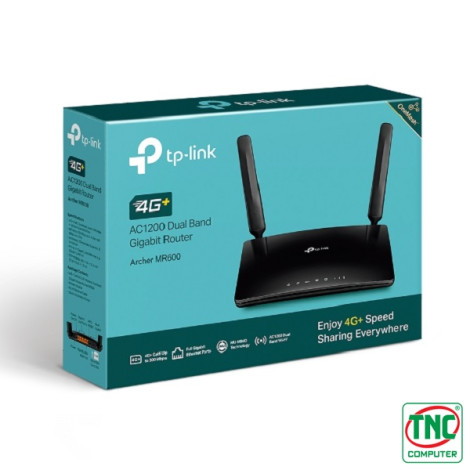 Router 4G+ TP-Link Archer MR600 (1367 Mbps/ Wifi 5/ 2.4/5 GHz/ 4G)