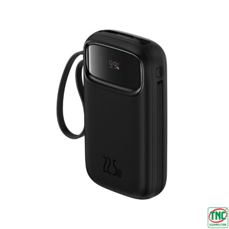 Sạc dự phòng Baseus Qpow2 Dual-Cable 10000mAh 22.5W Black - Chinese Edition (LVA037-1K-22)