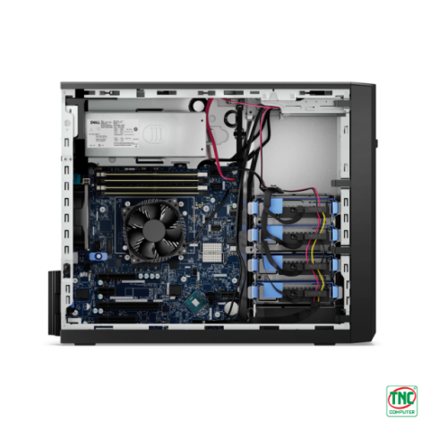 Server Dell PowerEdge T150 4x3.5/No Perc T150-435-08G2T (Xeon E-2334/ Ram 8GB/ HDD 2TB 7.2K/ DVDRW/ 3Y)