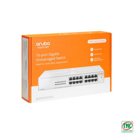 Switch Aruba Instant On 1430 16G Switch R8R47A (16 port/ 10/100/1000 Mbps/ Unmanaged)