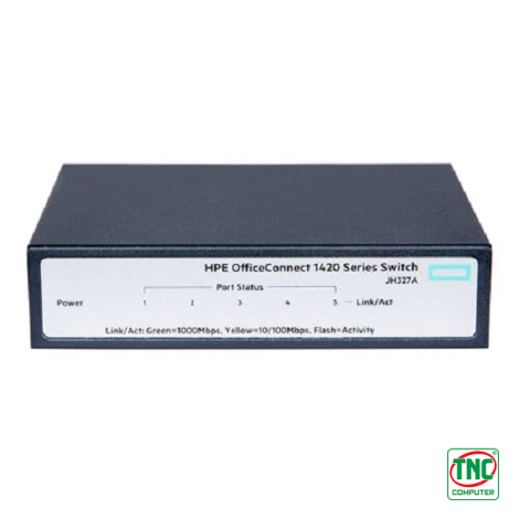 Switch HPE OfficeConnect 1420-5G JH327A (5 port/ 10/100/1000 Mbps/ Unmanaged)