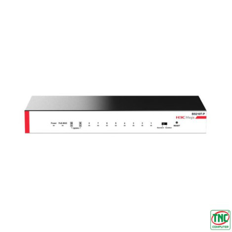 Switch PoE+ H3C BS210T-P (10 port/ 10/100/1000 Mbps/ Unmanaged)
