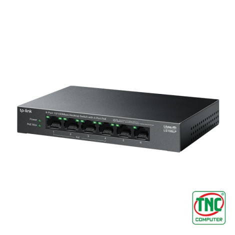 Switch PoE TP-Link LS106LP (6 port/ 10/100 Mbps)