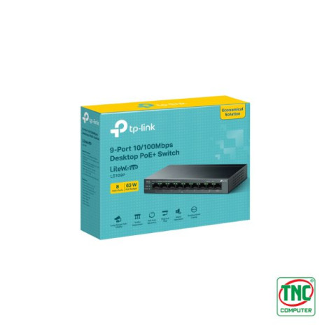 Switch PoE TP-Link LS109P (9 port/ 10/100 Mbps)