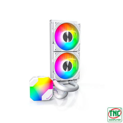 Tản nhiệt nước CPU 2 Fan AIO Montech Hyperflow ARGB 240 White WCHF240WHMT