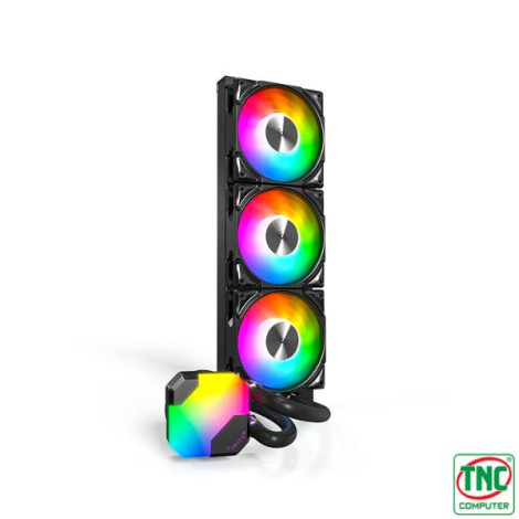 Tản nhiệt nước CPU 3 Fan AIO Montech Hyperflow ARGB 360 Black WCHF360BLMT