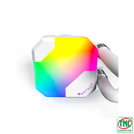 Tản nhiệt nước CPU 3 Fan AIO Montech Hyperflow ARGB 360 White WCHF360WHMT