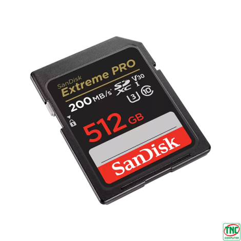 Thẻ nhớ SanDisk Extreme Pro SDXC, SDXXD 512GB, V30, U3, C10, UHS-I, 200MB/s SDSDXXD-512G-GN4IN