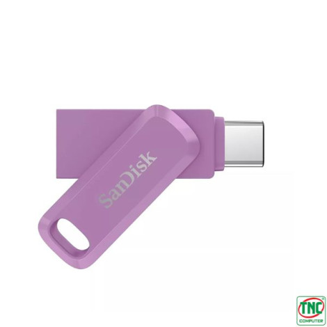 USB 256GB SanDisk Lavender DDDC3 Ultra Dual Drive Go 3.1 TypeC SDDDC3-256G-G46L