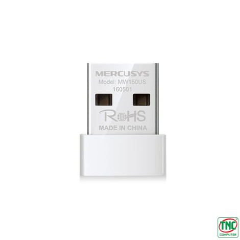 USB Wifi Mercusys MW150US (150 Mbps/ Wifi 4/ 2.4 GHz/ USB 2.0)