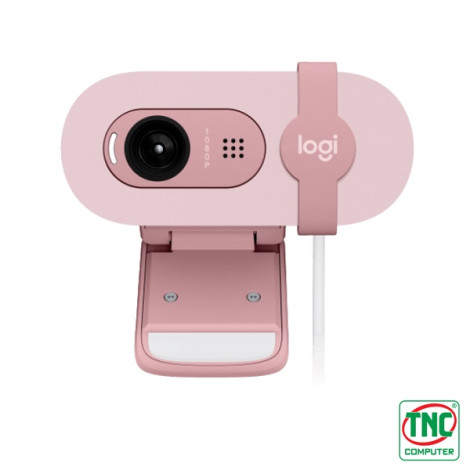 Webcam Logitech Brio 100 full HD Hồng (960-001624)