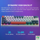 Bàn phím Gaming cơ có dây Machenike K500-B61 Xanh Trắng Red Switch