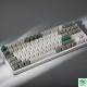 Bàn phím cơ Gaming không dây Keychron Q3M-P1 Q3 Max Swappable RGB Backlight Red Switch Knob Version Version Shell White