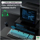 Bàn phím cơ Gaming không dây Machenike K500F-B94W Tri-Mode RGB màu Đen Xám G.Rule Jade Switch