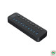 Bộ chia USB Hub 10 cổng USB 3.0 ORICO CT2U3-10AB-BK-BP