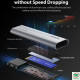 Hộp đựng ổ cứng SSD ORICO M.2 NVME TypeC AXM2-G2-GY-BP