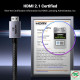 Cáp HDMI 2.1 dài 1m tốc độ 48Gbps Ugreen 25908
