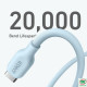 Cáp sạc Anker 541 Type-C sang Lightning dài 1.8m TPE Bio-Based Xanh dương (Blue) B2B_A80A2N31